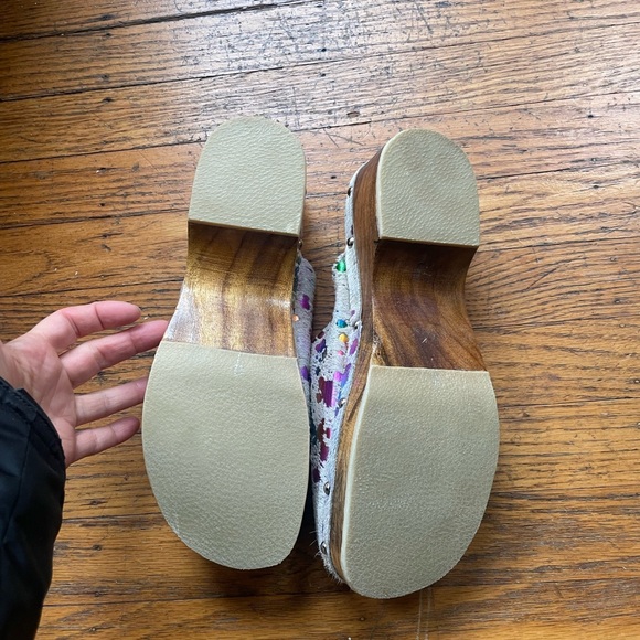 Gorgeous calf skin clogs from Ibiza - Picture 4 of 6